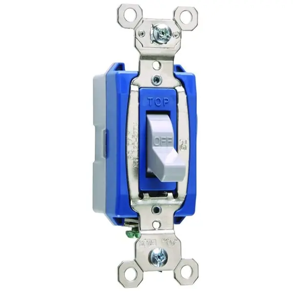 Pass & Seymour PS15AC1-GRY industrial extra heavy duty specification grade switch 15 A