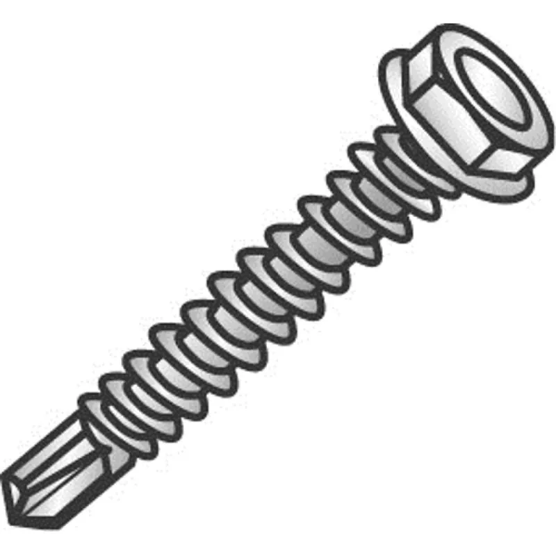 Minerallac 39509 #8 & #10 Hex Washer Head Tekscrew Kit 307 Pieces