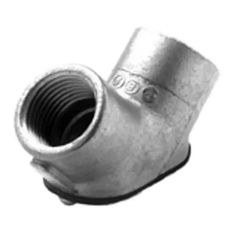 Nsi 83-DC Pulling Elbow, Rigid/IMC, Ball Burnished, Zinc Die Cast, 1 in.