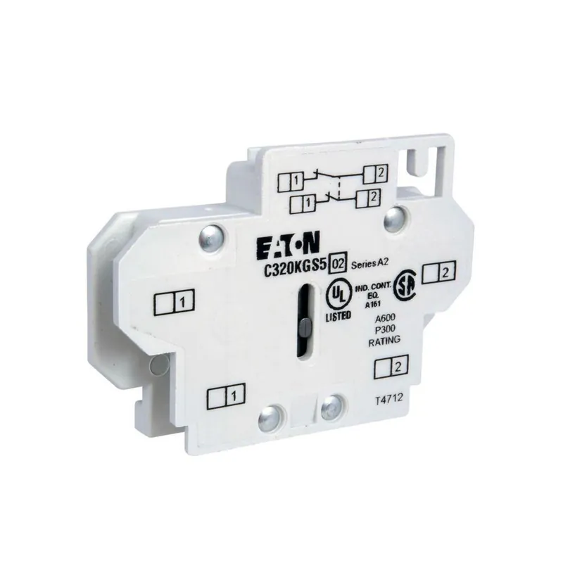 Eaton C320KGS6 Auxiliary Contact 600 VAC 10 Amp