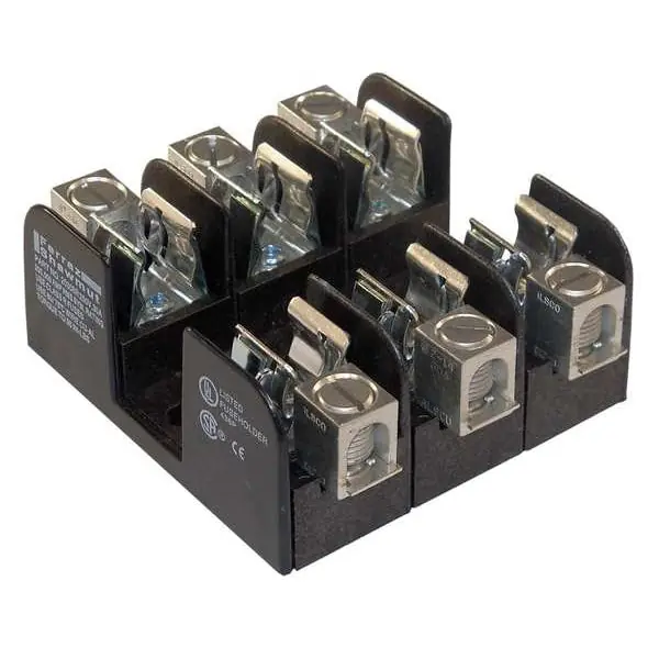 Mersen 20358R Fuse Block 250VAC 250VDC Class R 30A 3-Pole Copper Box