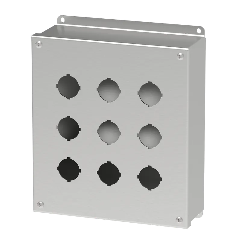 Hoffman E9PBSS Pushbutton Screw Cover Type 4X, 9Pbx30.5mm