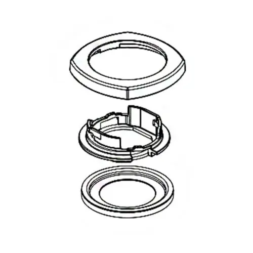 Delta RP100369RB Stryke Handle Escutcheon - Widespread Bath