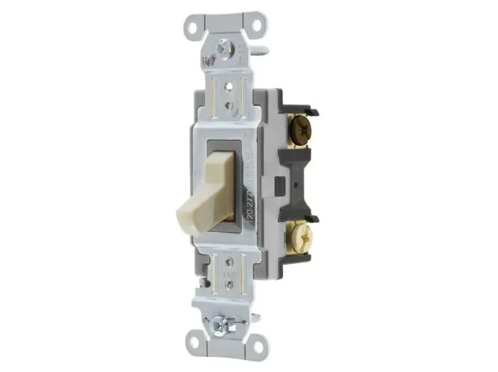 Bryant CSB315BI wall switch, 3-way, 15A 120/277V