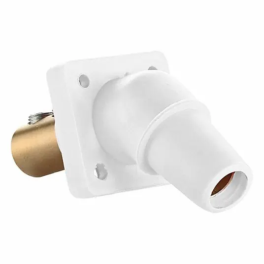 Leviton 16R28-UW female panel receptacle 400A 45-degree