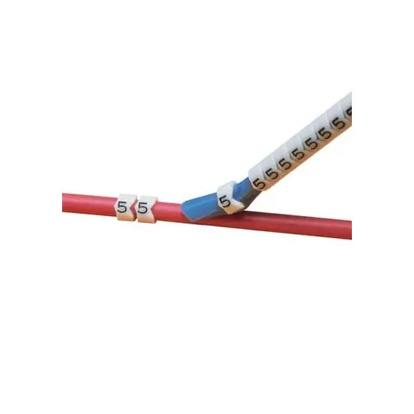 Panduit PCA13-0-9 Wire Marker, Clip-On 300 PC Replacement PCA Series