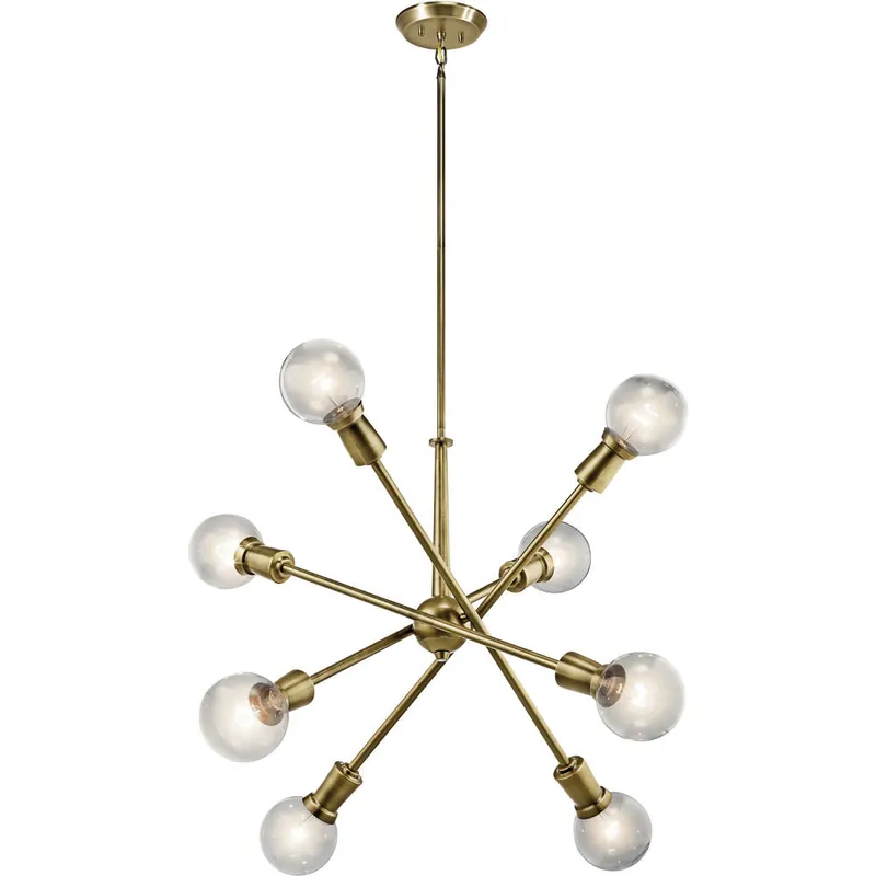 Kichler Lighting 43118NBR Armstrong 8-Light Chandelier 30 inch