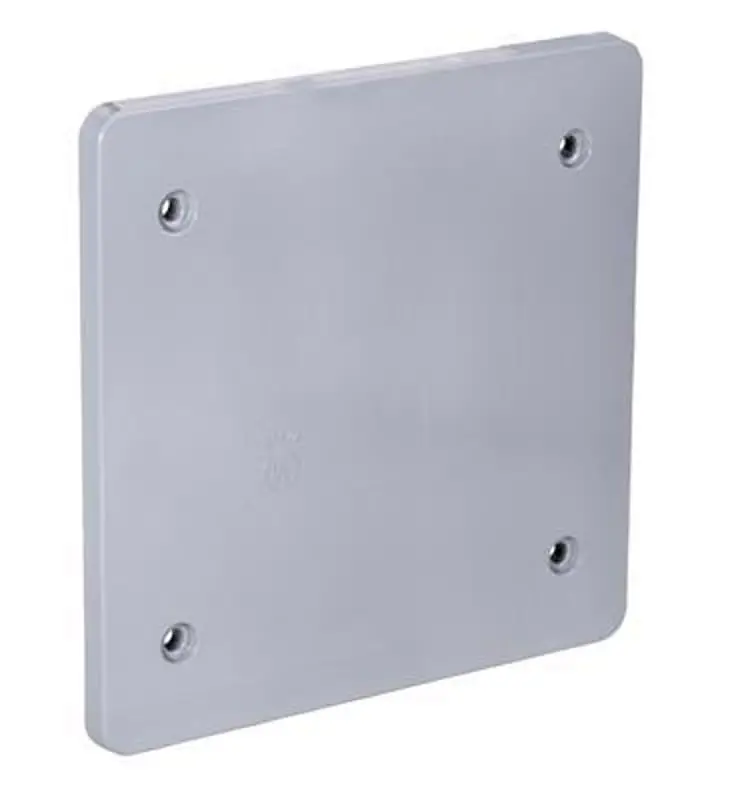 Topaz 1314 Blank Cover PVC Square 4.5625 inches x 4.5625 inches