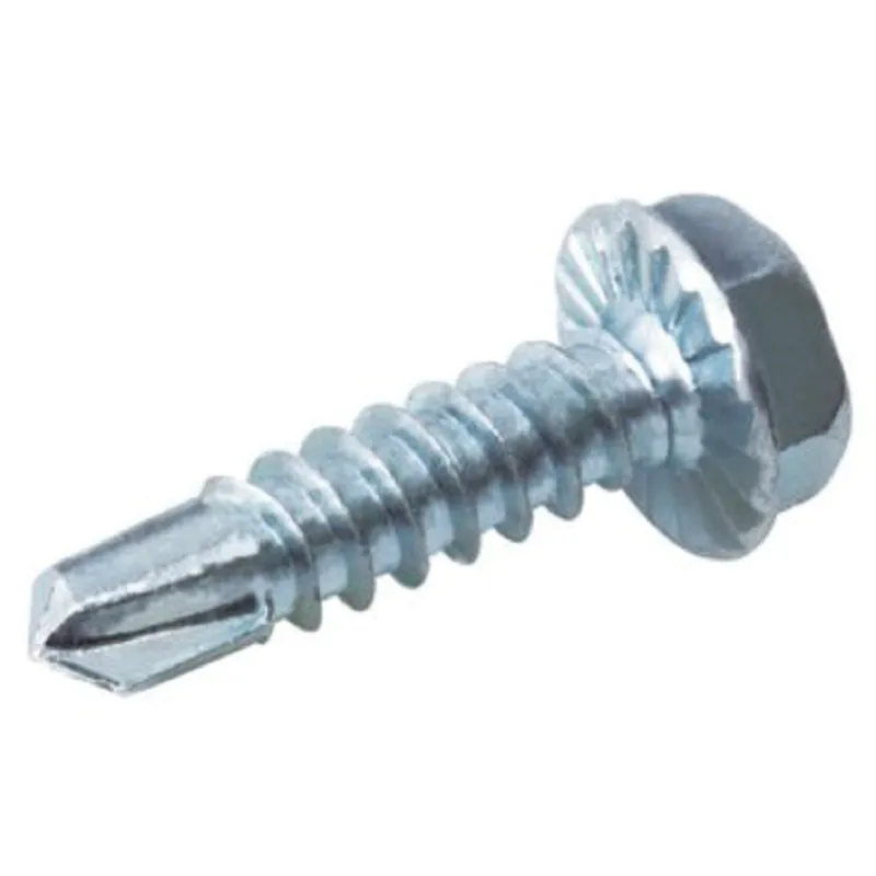Durodyne 14191 Self-piercing Screw 10 Thread 1 in Hex Head