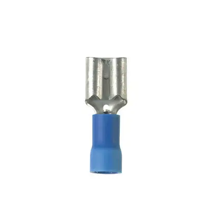 Panduit DV14-188B-C Female Disconnect Vinyl Barrel Insulated 16-14 AWG 100/PK