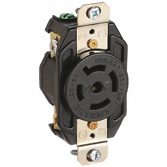 Bryant 72320fr flush receptacle nma l23-20r