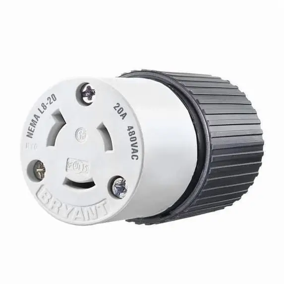 Bryant 70820NC Tech Spec Industrial Grade Nylon Connector 20 Amp 480V AC