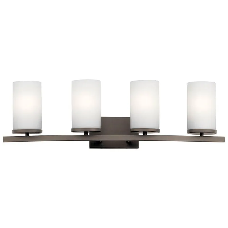 Kichler Lighting 45498OZ Crosby 100W 4-Light Vanity Fixture