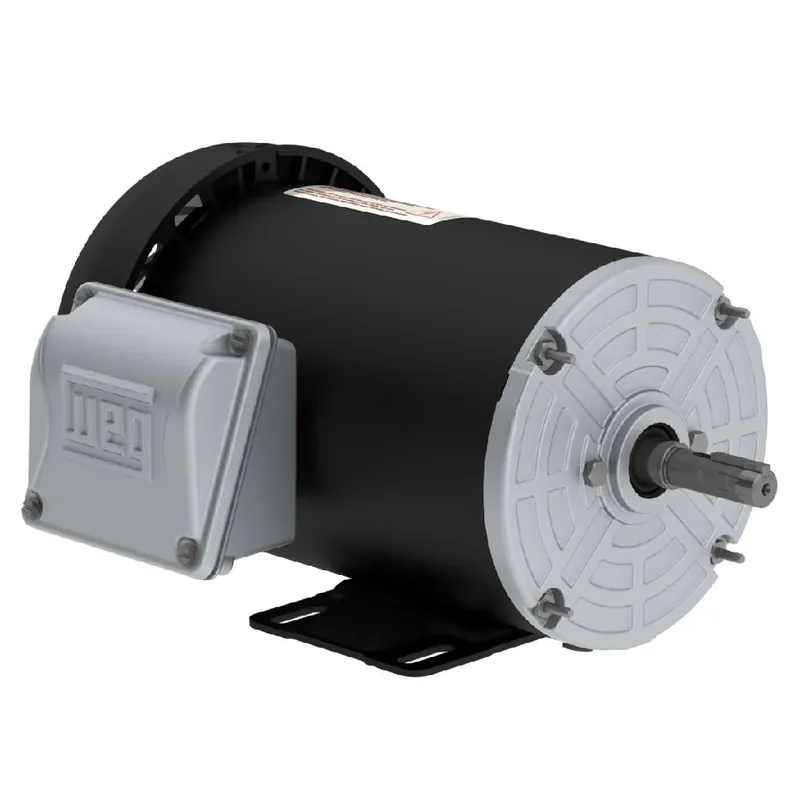 Weg 00118ET3E56-S Rolled Steel Premium Efficiency 1 HP 4P 56 3Ph Motor