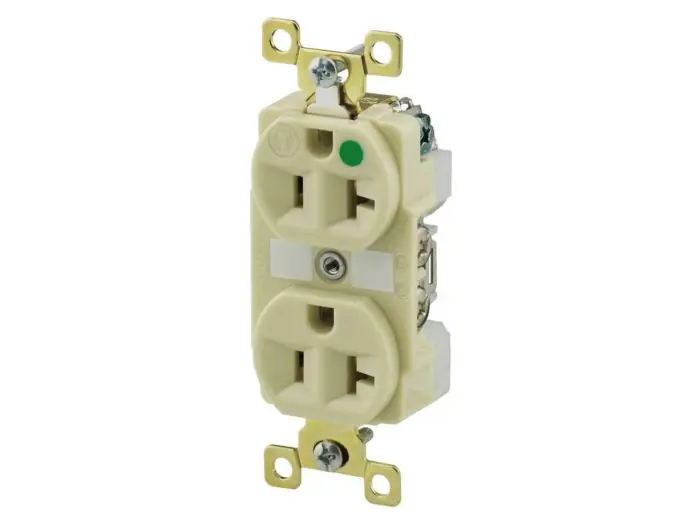 Bryant BRY8300I Duplex Receptacle Hospital Grade 20A 125V 5-20R