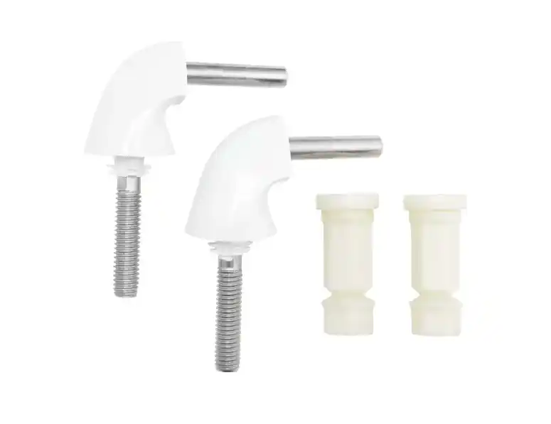 Bemis hk84 Toilet Seat Hinge Set White
