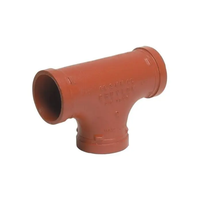 Anvil 390016905 Grooved Pipe Tee 5 Inch Ductile Iron