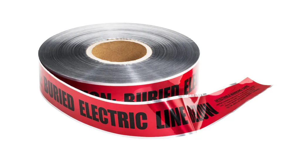 Topaz 1598 Caution Tape 6 inches x 1000 feet