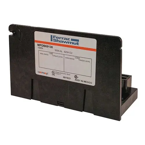 Mersen MPDB69130 MPDB Series UL 1953 Open-Style Power Distribution Blocks