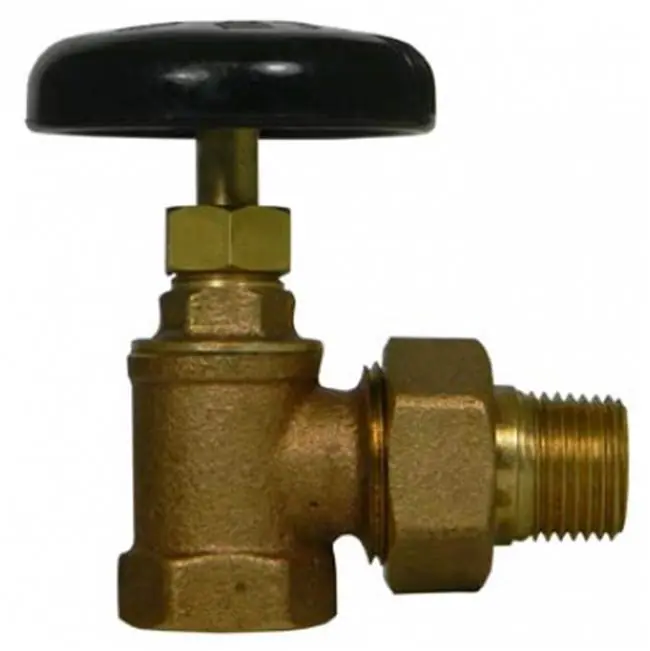 A.Y. Mcdonald 4420-087 4437t 1/2 Hot Water Angle Valve