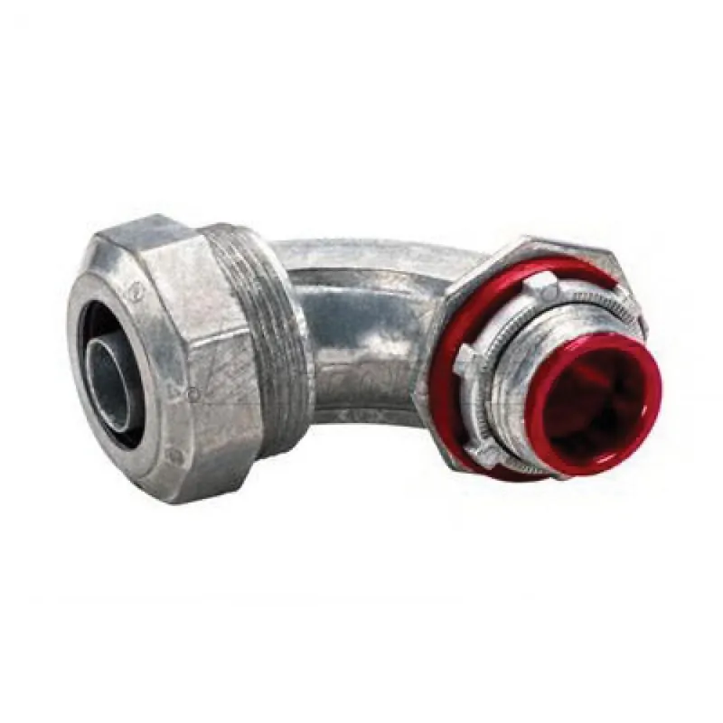Topaz 492I 90 DEG Angle Liquidtight Connector, Die Cast Zinc, 3/4 inches