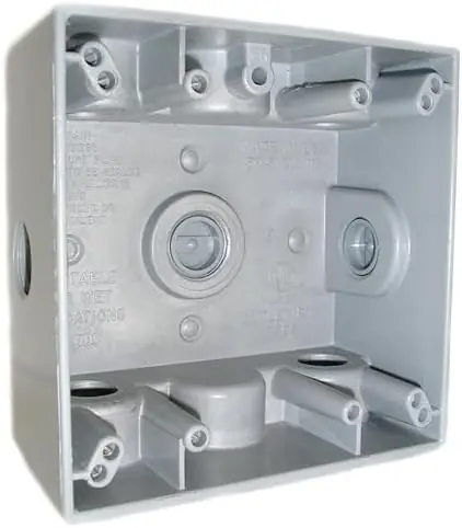 Fittings 30596 Outlet Box 4-1/2 Inch x 4-1/2 Inch x 2.625 Inch