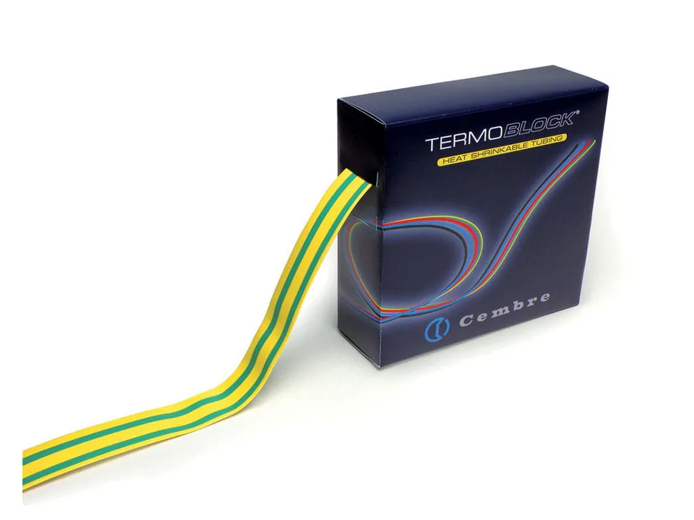 Cembre TBS95X10Y/G Heat Shrink Tubing 9.5mm