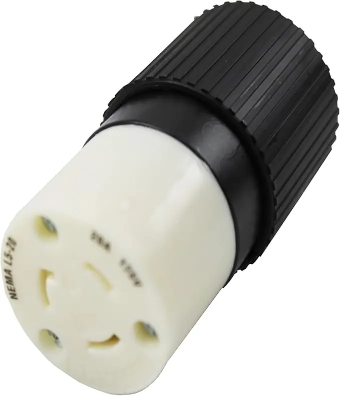 Bryant 70520NC Locking Connector 20A 125V L5-20R 50 Pack