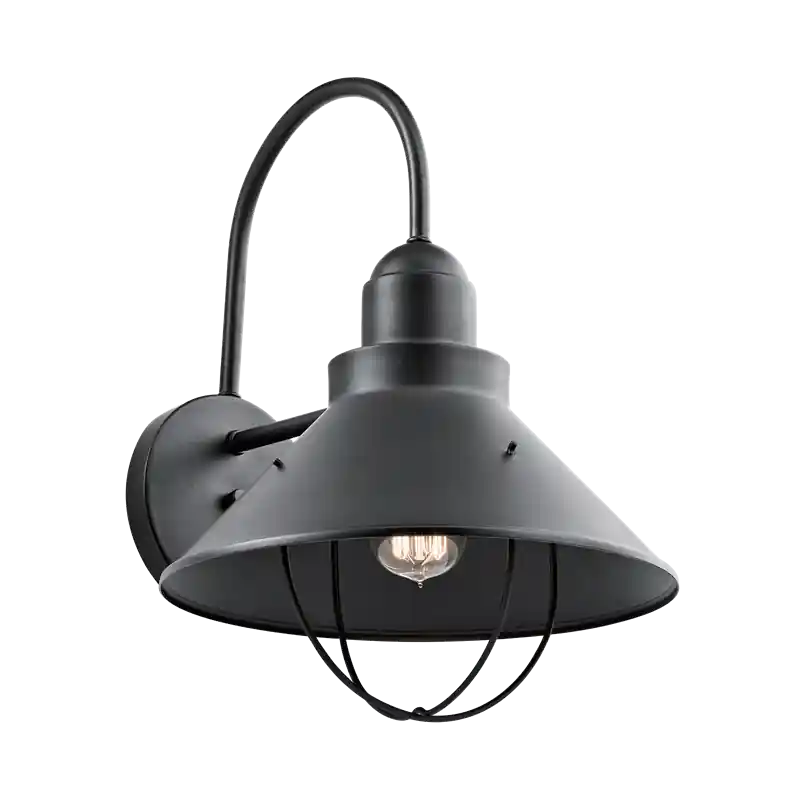 Kichler Lighting KICH 9142BK Seaside 1-lt Extra Large Outdoor Wall Lantern