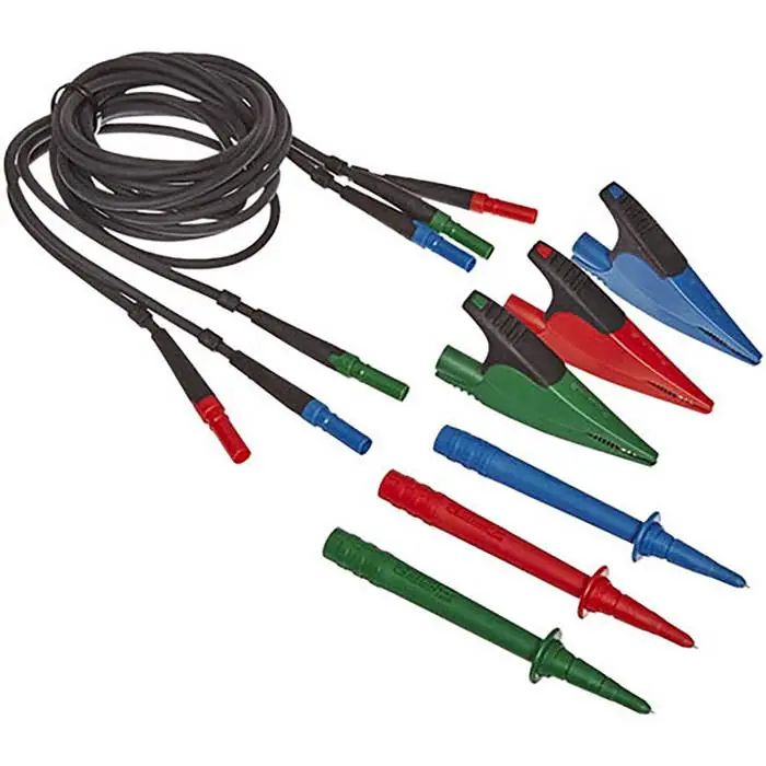 Fluke TL165X Standard tl set with leads probes caps alligator clips