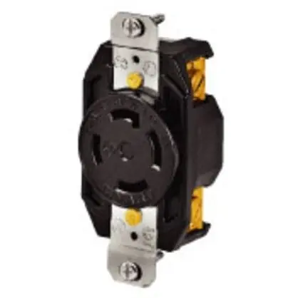 Bryant 71730FR Flush Receptacle 30A 3-Phase 600V AC L17-30R