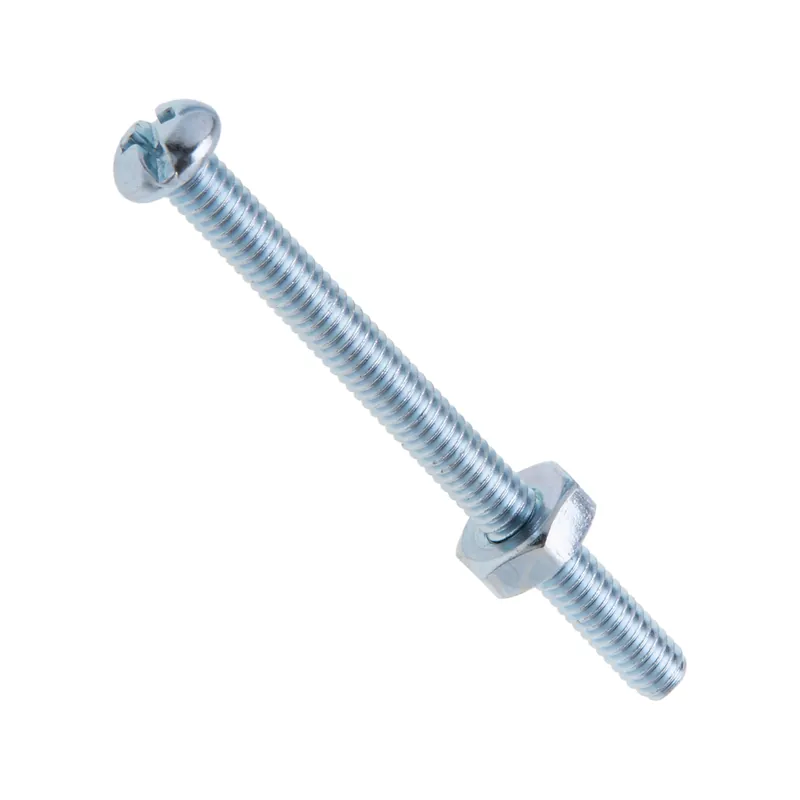 Nsi Industries RSB99 Stove Bolt Kit 1/4-20 x 1/2 Round Head, Combo Drive, 100 per pack