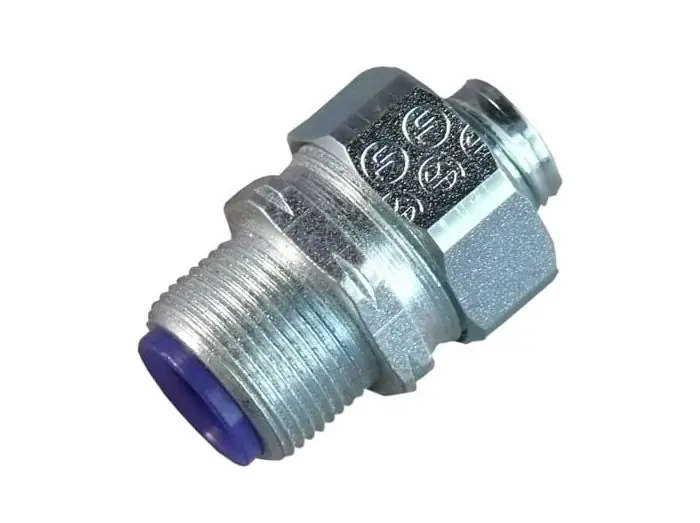 Appleton PG50-STB PG Metric Thread Straight Liquidtight Connector 1/2 IN