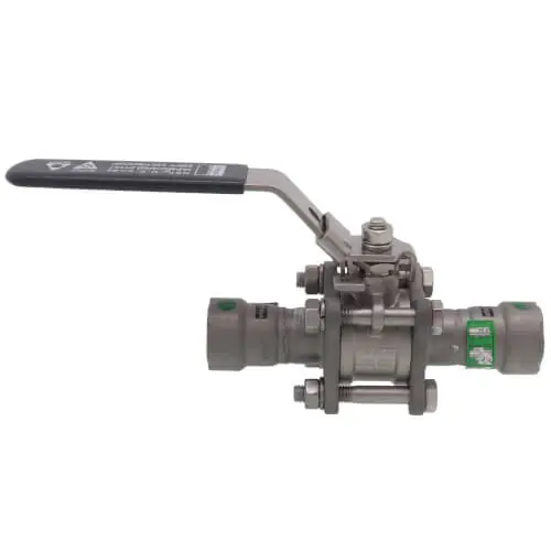 Megapress 28500 Model 4875.8 3-piece Ball Valve, 1/2 in