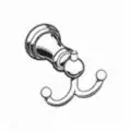 American Standard 8334.210.295 Double Robe Hook Satin Nickel