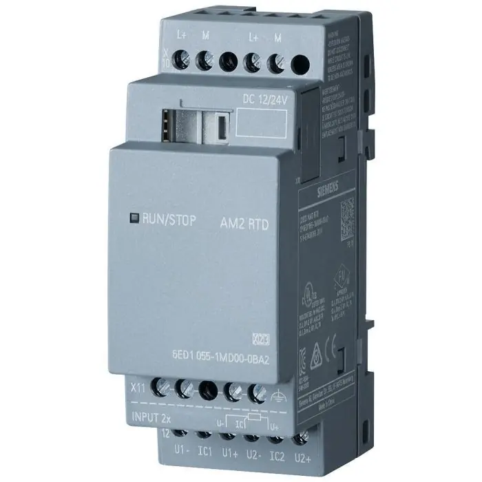Siemens 6ED10551MD000BA2 logo am2 rtd expansion module