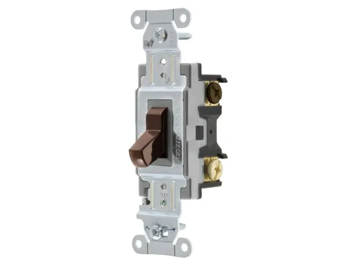 Bryant CSB320B wall switch 3-way locking no toggle