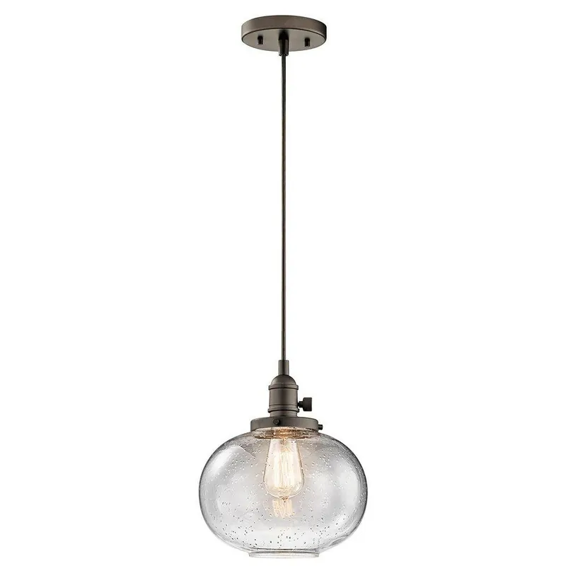 Kichler Lighting 43852OZ Avery 1-Light Mini Pendant 100W