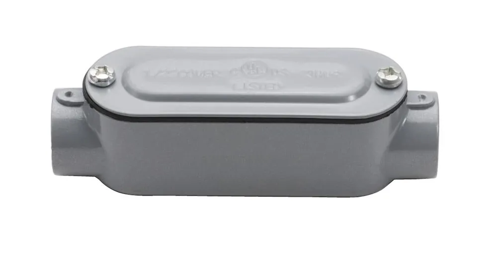 Topaz C8CG C Type Rigid Conduit Body 3 inches With Cover and Gasket