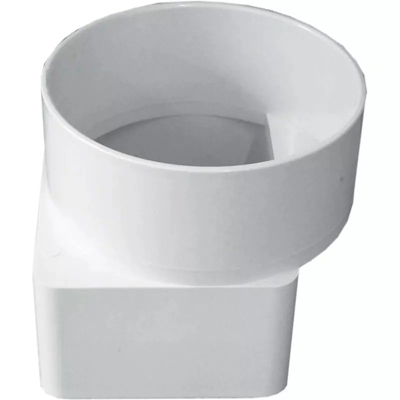 Ipex 414463BC Canplas Downspout Adapter Offset 3 x 4 in