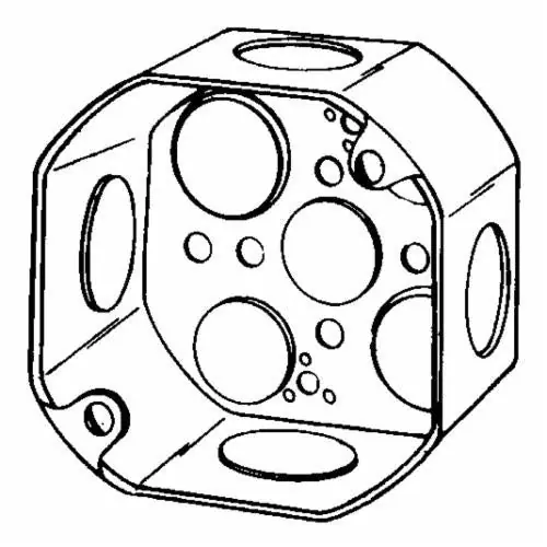 Appleton 4OD-3/4 Box Octagon 4 inches X 2-1/8 inches Deep 3/4 inches Kos