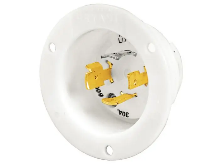Bryant 71730MB Flanged Inlet 30A 3-Phase Delta 600V AC L17-30P