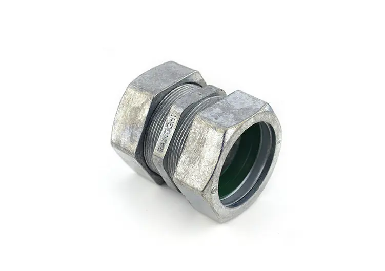 Nsi 263-RT emt screw-on compression coupling 1-1/4 inches