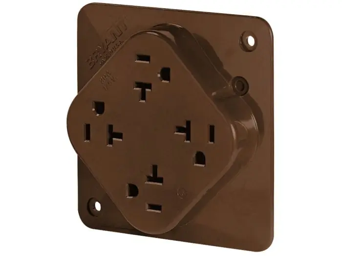 Bryant 21254B Quad Receptacle-Nema5-20R