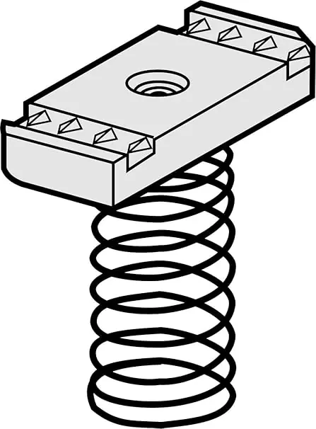 Versabar VSN-1025-SS Channel Nut 1/4 inches 25/BX
