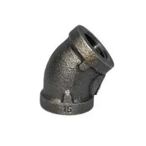 Directedair dab019-05 90 Deg Black Iron Elbow 1/2 in