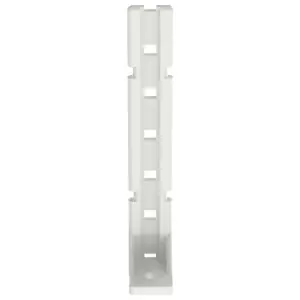 Panduit PP2S-S10-C Cable Tie Holder Multiple Opening Natural Screw, #10