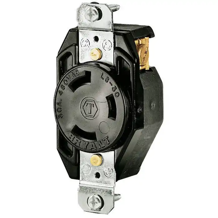 Bryant 70830FR Flush Receptacle 30A 480V L8-30R