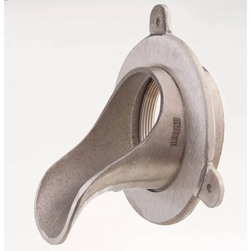 Jay R Smith 1770T06(-NB) Flange Downspout Nozzle 6 inches Threaded