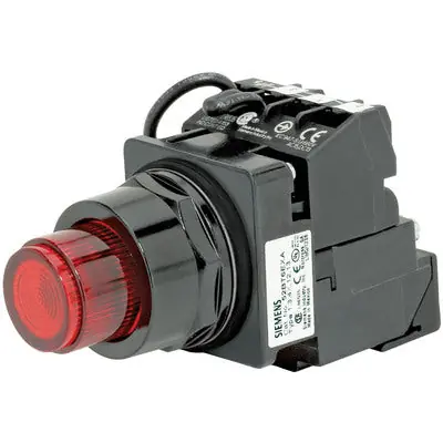 Siemens 52BT6M2A Pushbutton Extended Operating Cap Red Plastic LED Module Power Source NEMA 4X